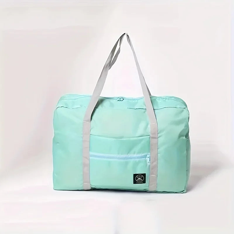 Portable and lightweight travel luggage bag, large capacity sports and fitness bag, foldable handheld boarding bag