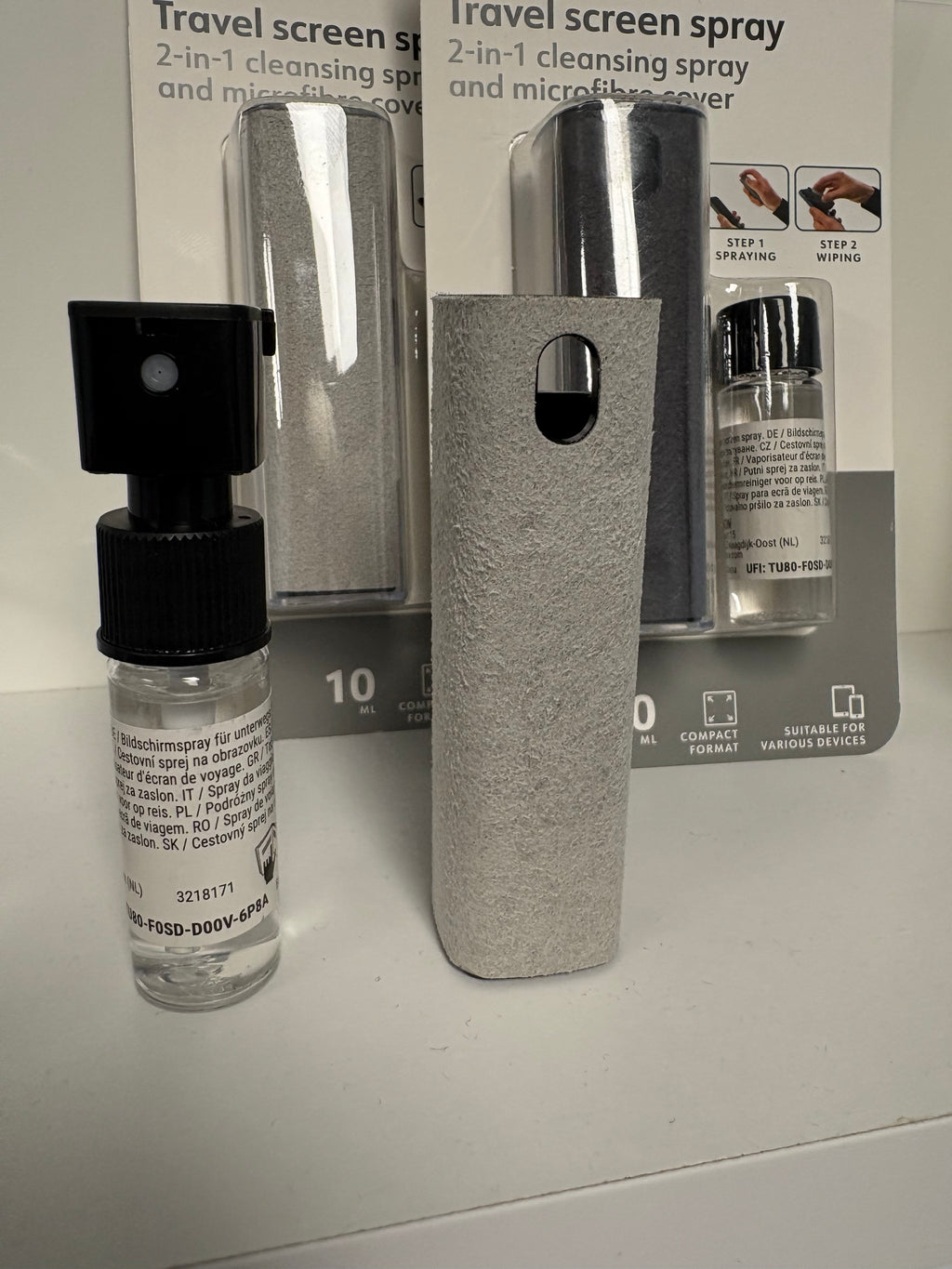Spray Detergente 2-in-1 per Schermi – Travel Screen Spray